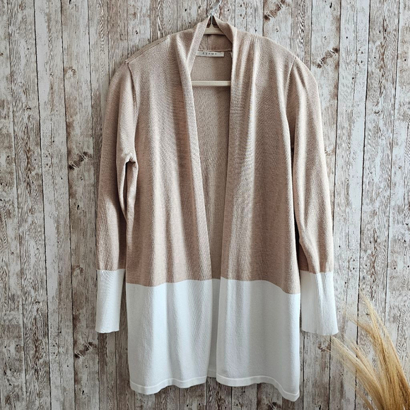 Cyrus Sweaters - Women's Cyrus Cardigan Sweater S Beige White